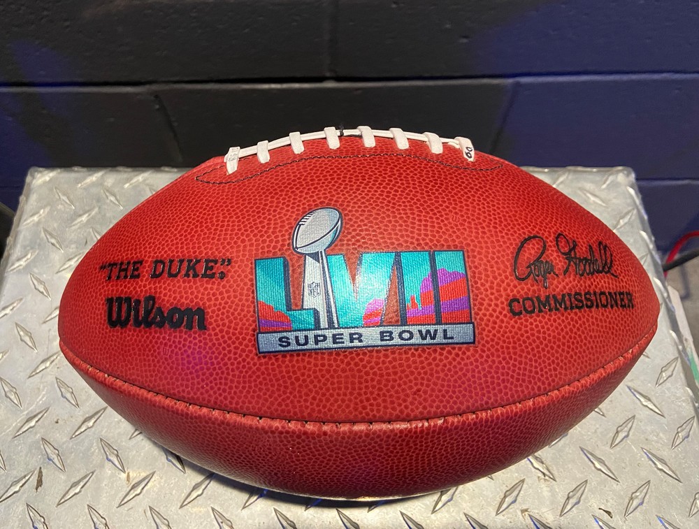 Super Bowl LVII Game Used K Ball 2/12/ 2023 The official auction site