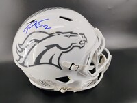 NFL - Broncos Pat Surtain Signed STS Replica Speed Helmet