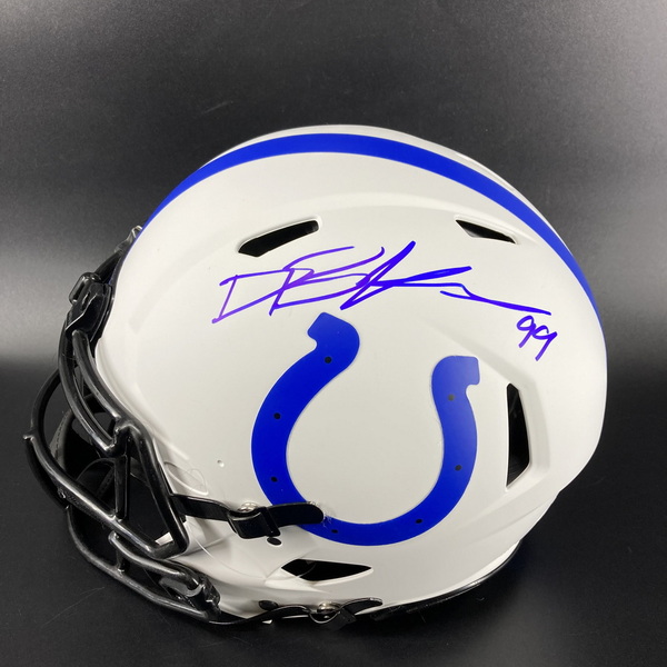 NFL - Colts DeForest Buckner Signed Authentic Lunar Eclipse Speed Helmet