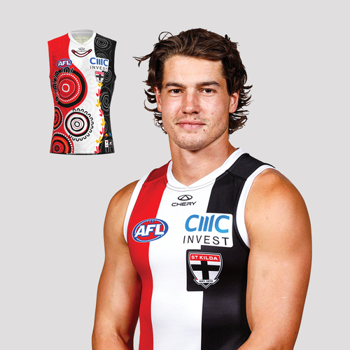 Photo of Liam Stocker #14 - 2026 Home Player First Nations Guernsey * Signed