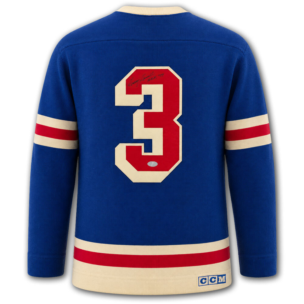 Harry Howell Autographed New York Rangers CCM Wool Jersey