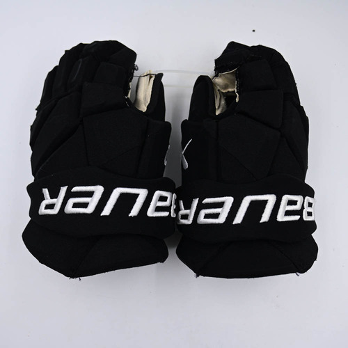 Image of Hamilton, Dougie - Game-Worn Black Third, Bauer Vapor Gloves - 2025-26 NHL Season