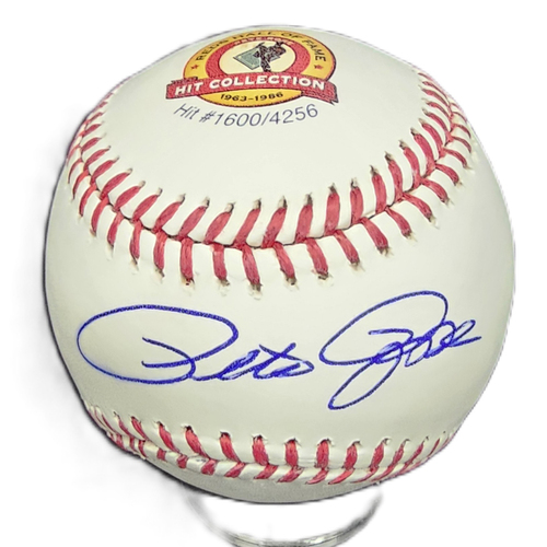 Autographed Pete Rose Hit Collection Baseball | Cincinnati Reds