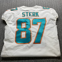 NFL - Dolphins Bryce Sterk Game Cut Jersey Size 44