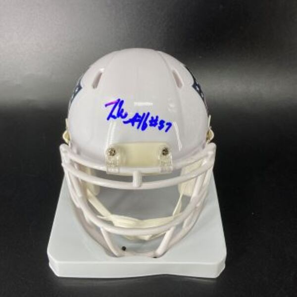 NFL - Broncos Zach Allen Signed NFL Shield Mini Helmet