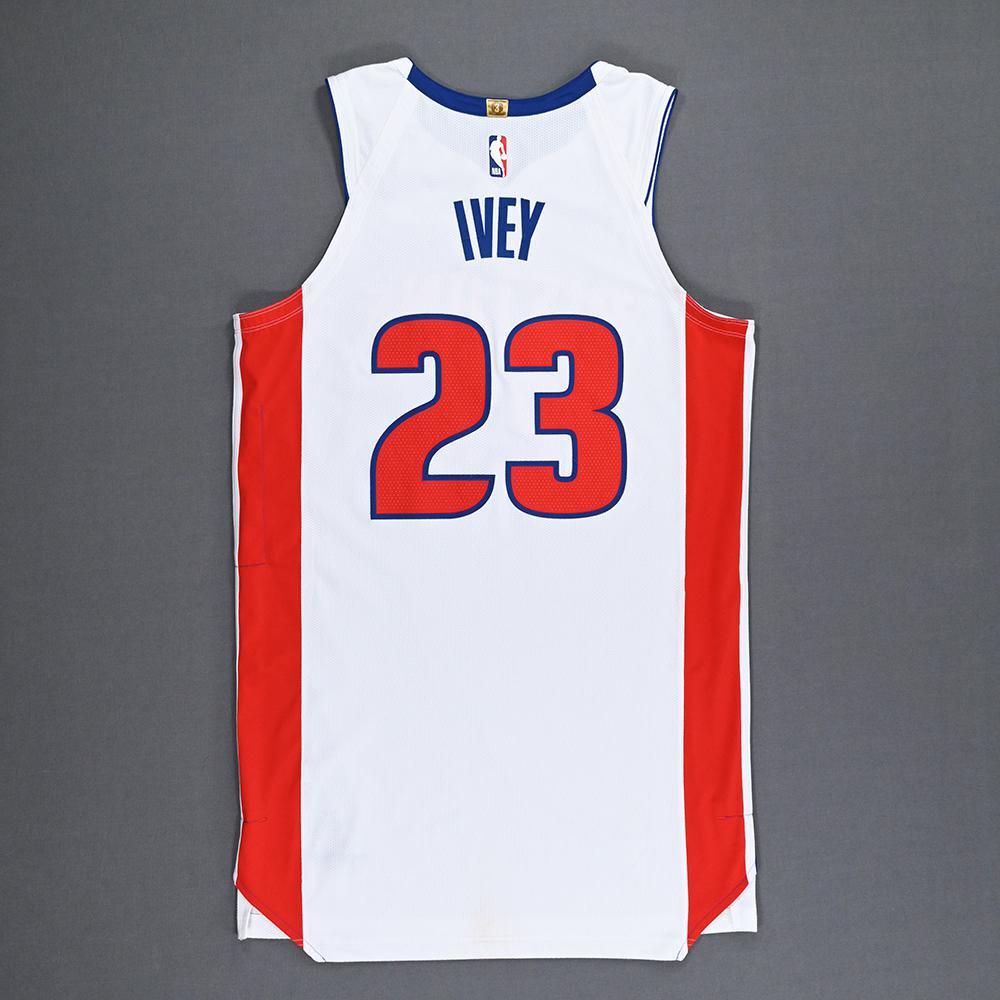 Jaden Ivey Detroit Pistons Kia NBA TipOff 2022 GameWorn
