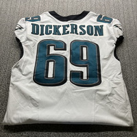 Sao Paulo Game  - Eagles Landon Dickerson Game Worn Jersey 9/6/2024 Size...