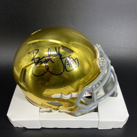 HOF - Notre Dame Bryant Young Signed Mini Helmet with HOF 22 Inscription