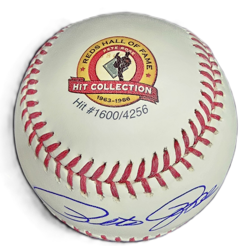 Autographed Pete Rose Hit Collection Baseball | Cincinnati Reds