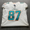 NFL - Dolphins Bryce Sterk Game Cut Jersey Size 44