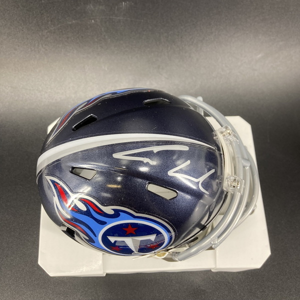 NFL - Titans Cam Ward Signed Mini Helmet