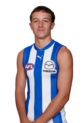 Photo of River Stevens #36 - 2025 Centenary warm up top