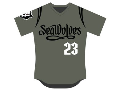 #3 - Travis Kuhn Game-Worn Howling Dead Military Jersey