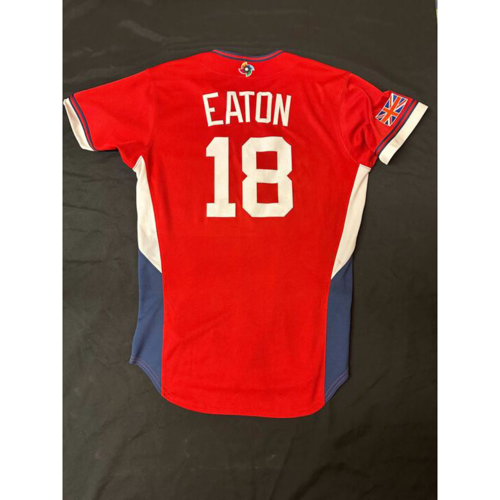 デビット・フレッチャー　実着用ユニフォーム　mlb auction 2026 World Baseball Classic - Great Britain Game-Used Jersey
