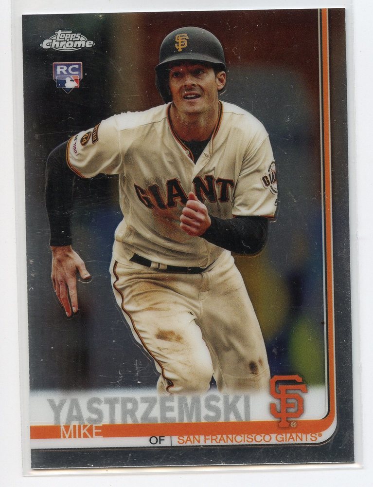2019 Topps Chrome Update #49 Mike Yastrzemski Rookie Card