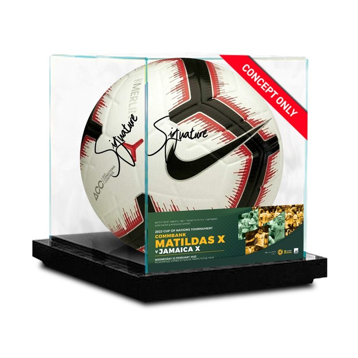 2023 Cup Of Nations Commbank Matildas vs Jamaica Captain's Signed Match-Used Ball