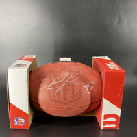 NFL - Colts DeForest Buckner Signed Authentic Football with Pro Bowl Logo