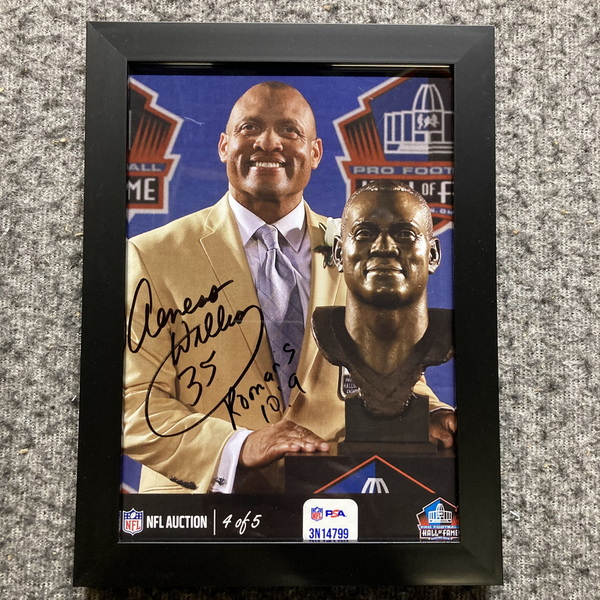 HOF - Cardinals Aeneas Williams NFL Auction Exclusive Signed 5x7 Framed ...