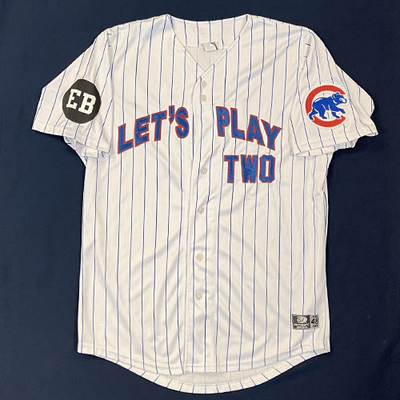 MYRTLE BEACH PELICANS LET'S PLAY TWO JERSEY #18 SIZE 48