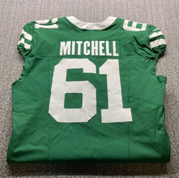 London Games - Jets Max Mitchell Game Worn Jersey (10/12/2025) Size 46 W...