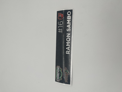 Photo of 2024 Locker Tag Ramon Sambo #16