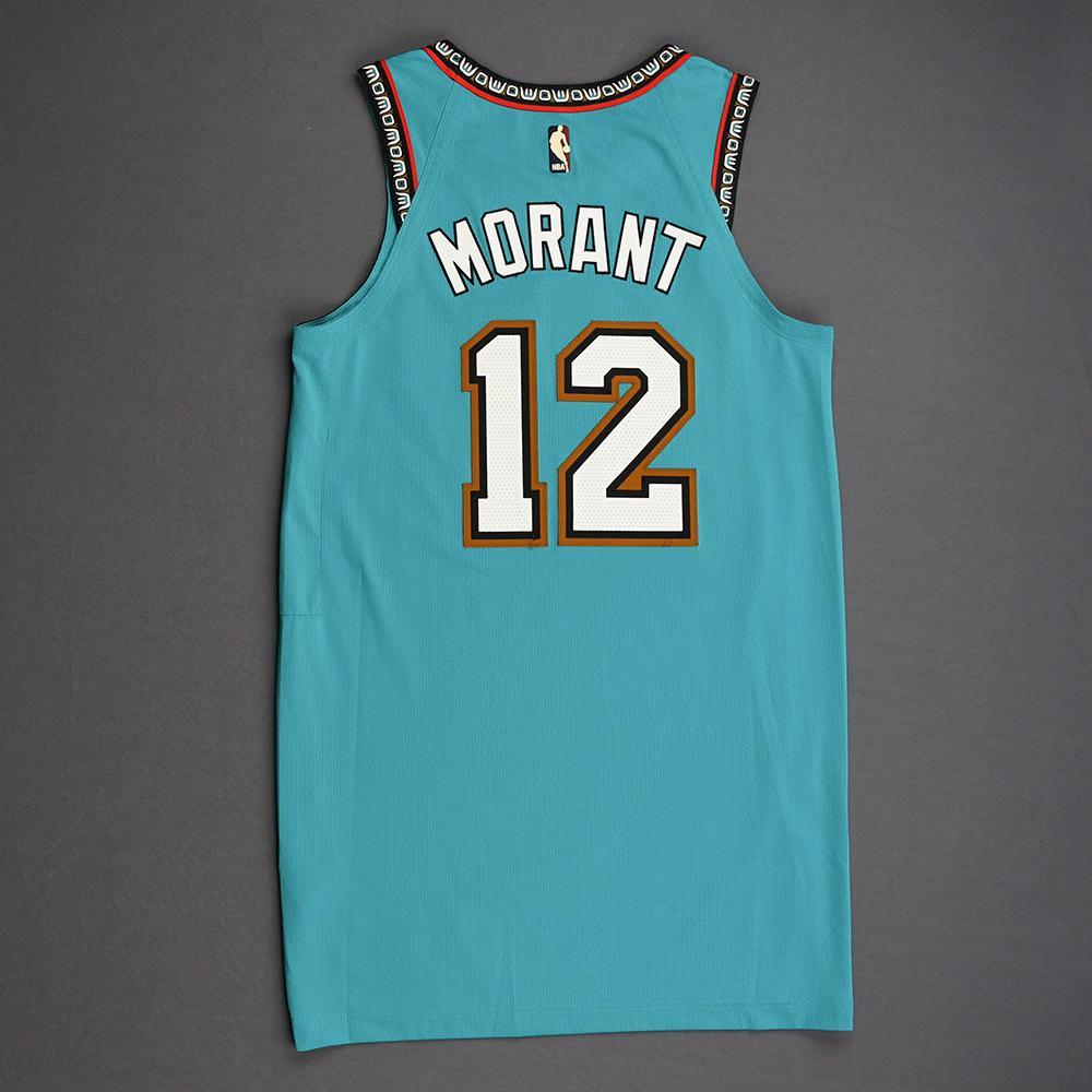 Ja Morant Memphis Grizzlies GameWorn Classic Edition 199500 Road