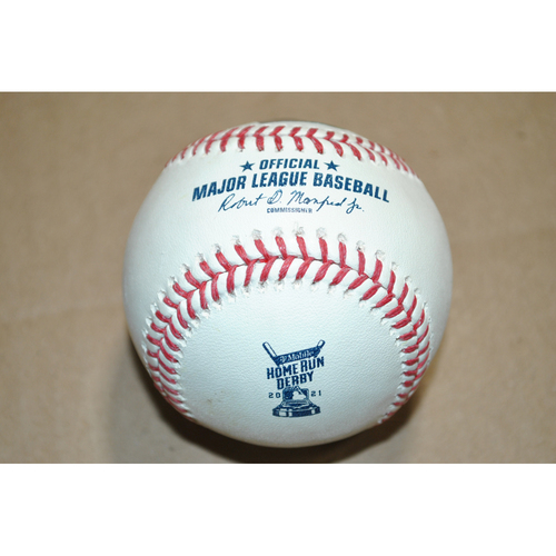 2021 Home Run Derby Game-Used Baseball: Batter: Juan Soto, Round 1 (Tie Breaker Round) Out