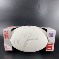 NFL - Bengals DJ Turner Signed White Composite Football