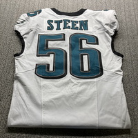 Sao Paulo Game - Eagles Tyler Steen Game Worn Jersey 9/6/2024 Size 46 (W...