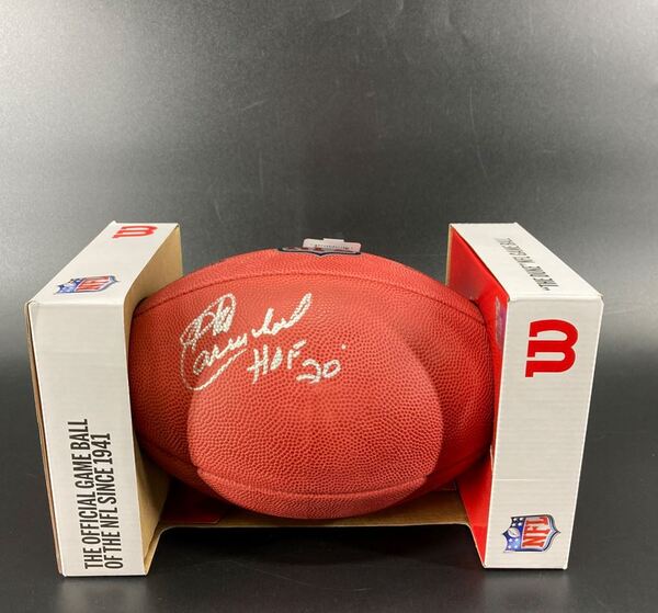 HOF - Eagles Harold Carmichael Signed Authentic Football