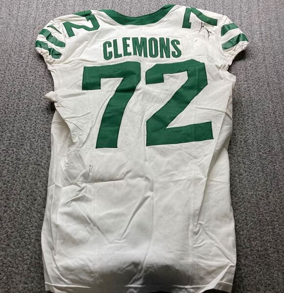 London Games - Jets Michael Clemons Game Used Jersey (10/06/24) Size 44 ...