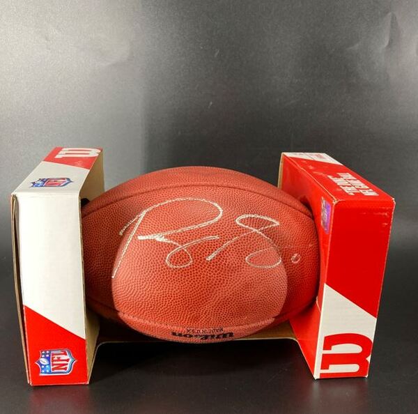 NFL - Ravens Roquan Smith Signed Authentic Football with Pro Bowl Logo