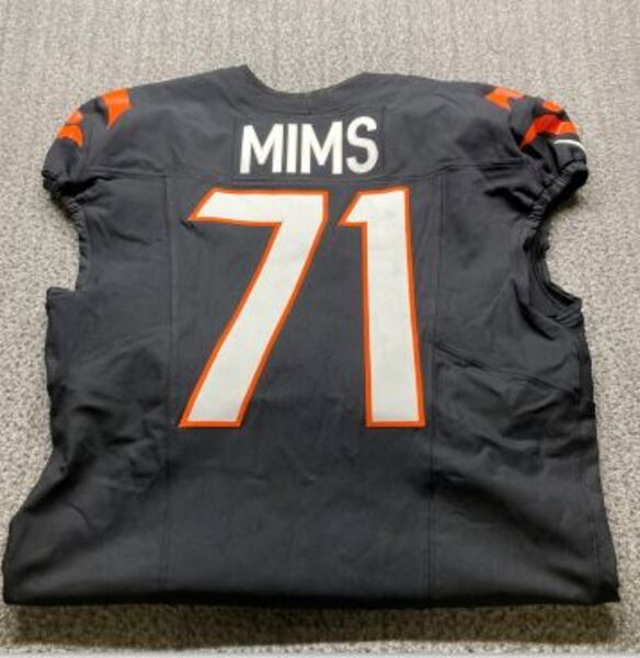 STS - Bengals Amarius Mims Game Worn Jersey (11/02/2025) Size 48