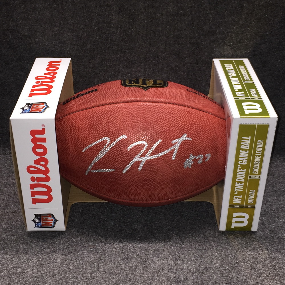 NFL Browns Kareem Hunt signed authentic football The official