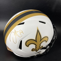 NFL - Saints Jake Hainer signed lunar eclipse helmet