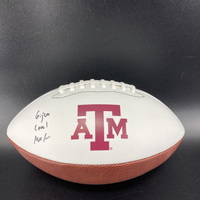 Shriners - Texas A&M Mike Elko Signed Panel Ball With Texas A&M Logo