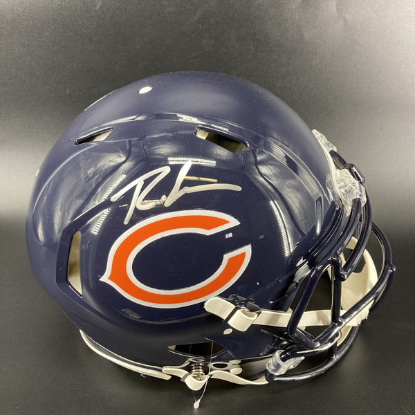 NFL - Bears Roschon Johnson Signed Authentic Bears helmet