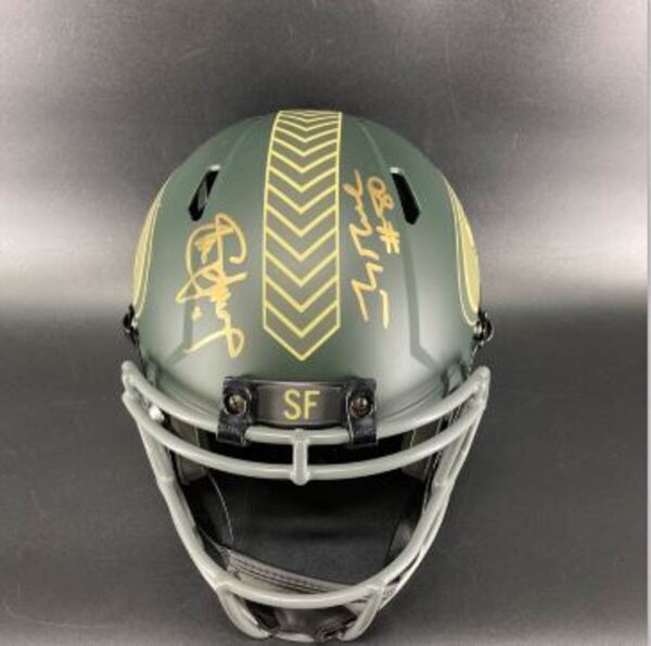 NFL - 49ers Multi-Sign STS Replica Helmet Signed By Steve Young and Jerr...