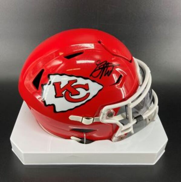 NFL - Chiefs Garrett Nussmeier Signed Mid-Size Speed Flex Helmet