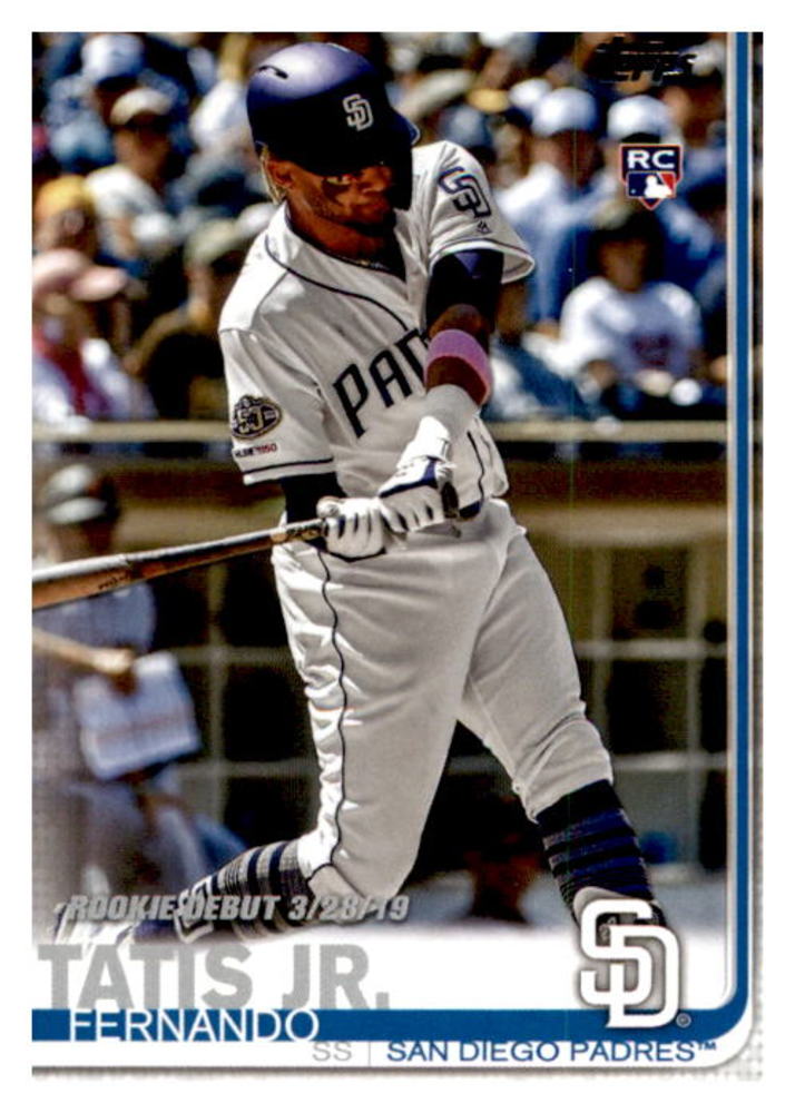 2019 Topps Update #US56 Fernando Tatis Jr. Rookie Debut