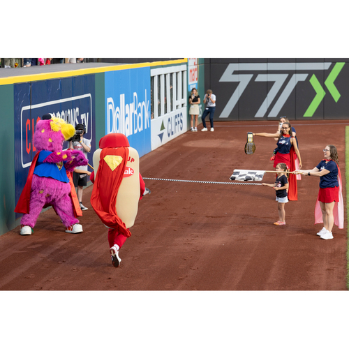 Photo of Hold the Finish Line for the Hot Dog Derby Experience