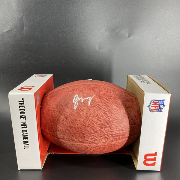 NFL - Panthers Jonathan Mingo signed authentic football