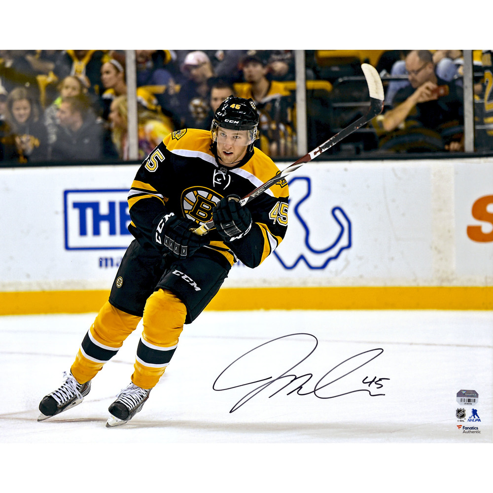 Joe Morrow Boston Bruins Autographed 16