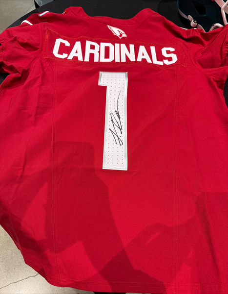 Jeremiyah Love  Autographed Cardinals Draft Jersey - 1st NFL Auction off...