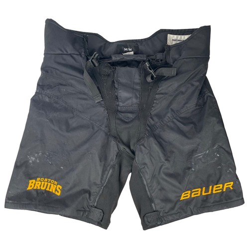 Photo of 2025-2026 Game-Used Black Bauer Pants Shell - David Pastrnak 