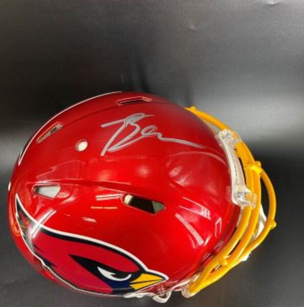 NFL - Cardinals Trey Benson Signed Authenitc Flash Speed Helmet