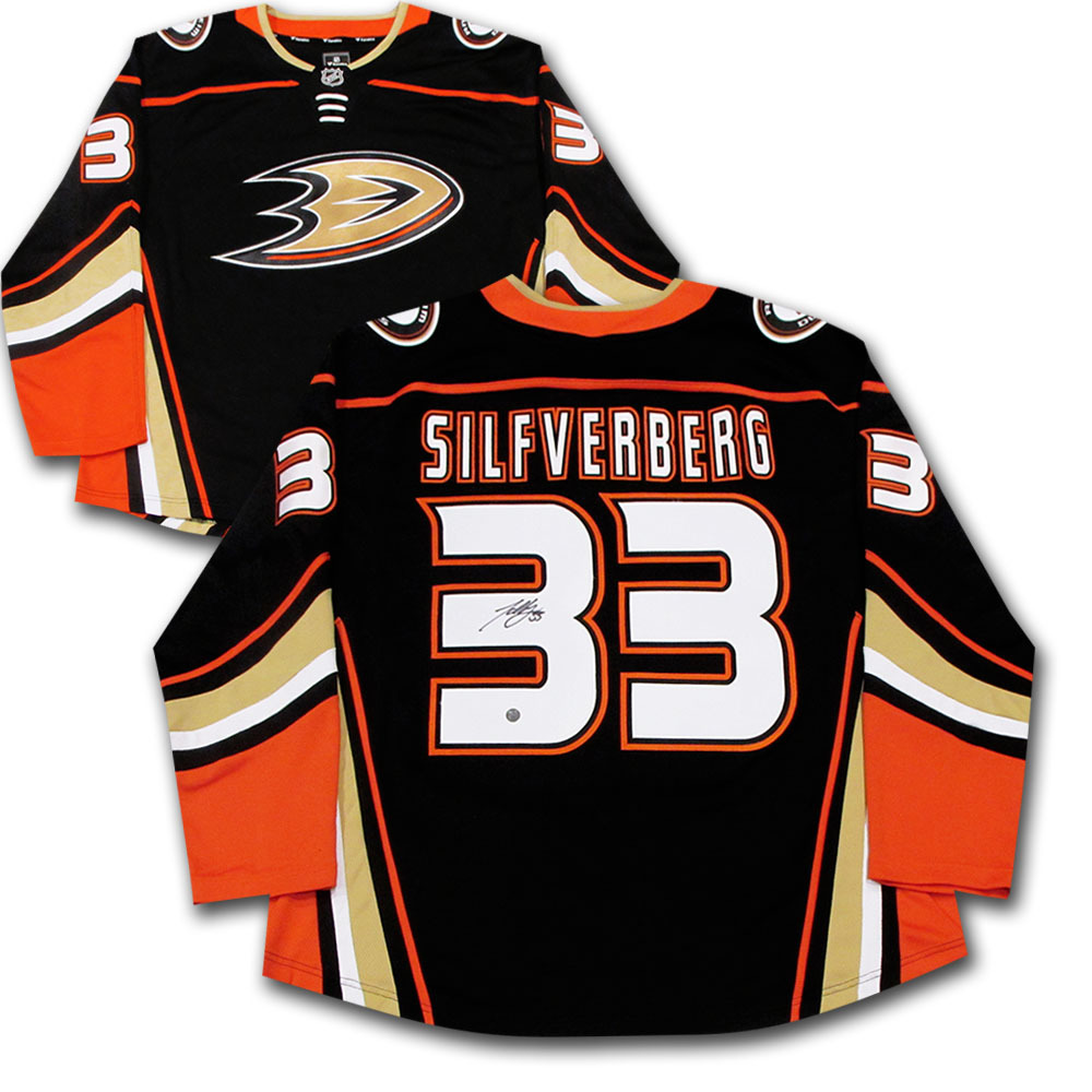 Jakub Silfverberg Autographed Anaheim Ducks Fanatics Jersey