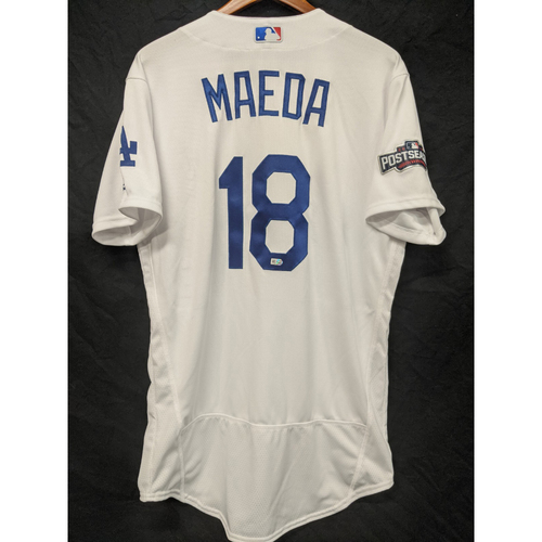 Kenta Maeda Team-Issued 2016 Home Postseason Jersey