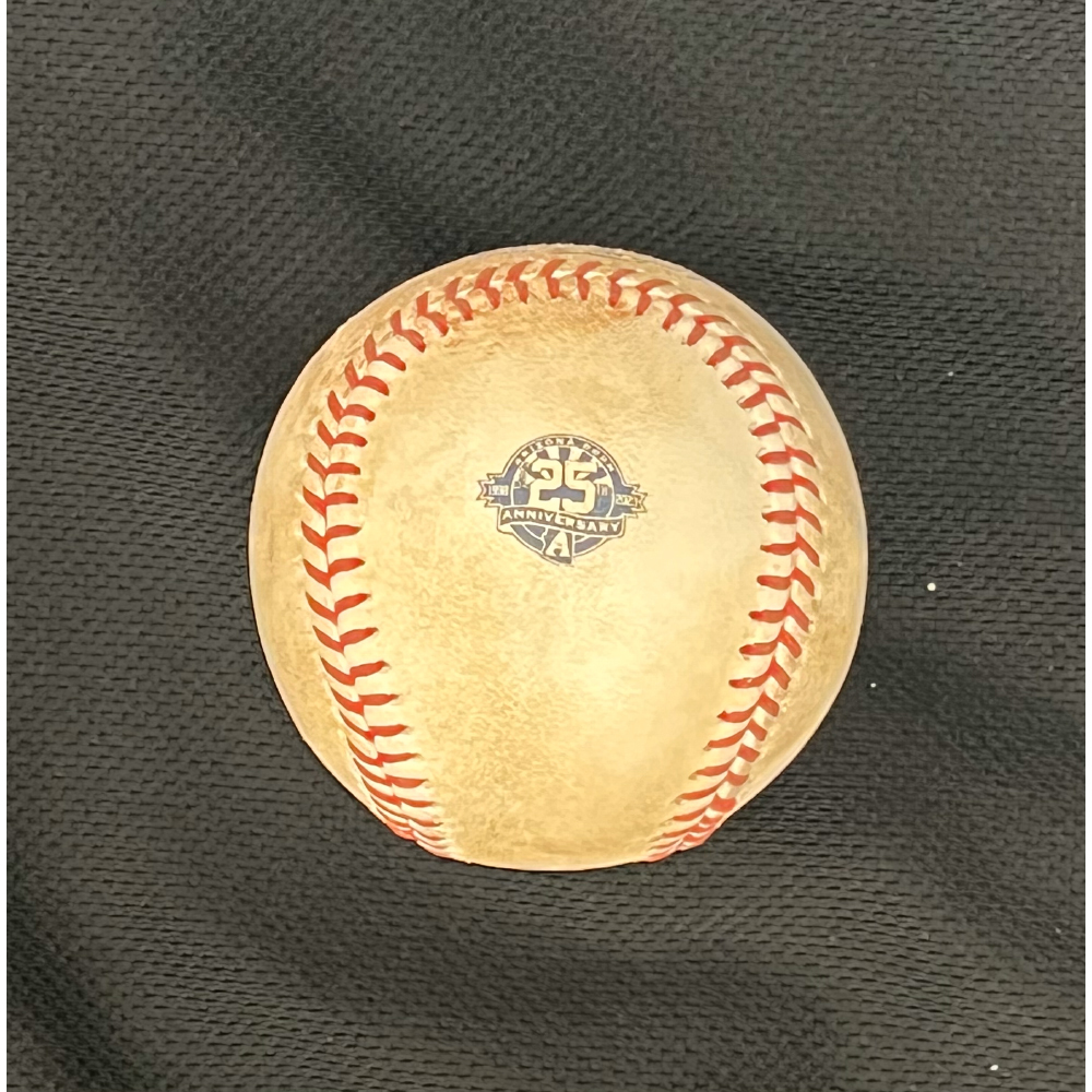 2023 Game Used Baseball James Outman Single vs. Merrill Kelly LAD