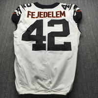 London Games - Bengals Clayton Fejedelem Game Worn Jersey (10/27/2019) S...